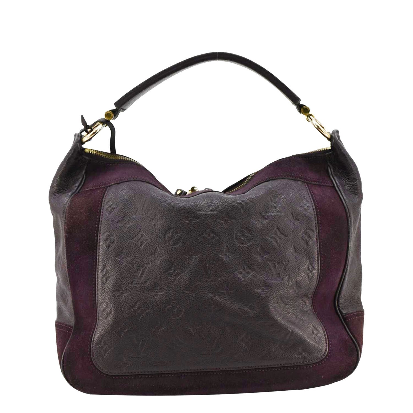 LOUIS VUITTON Audacie  MM Empreinte Leather Shoulder Bag Terre