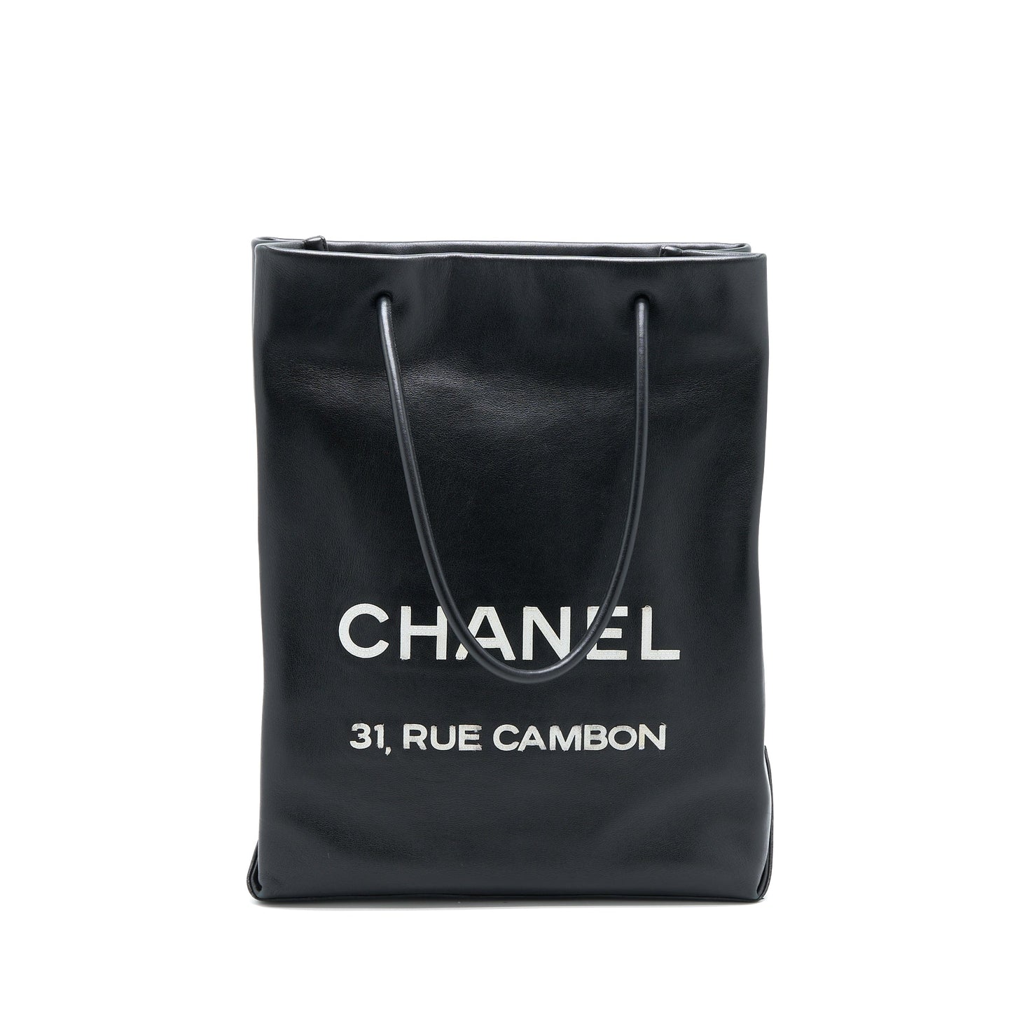 Chanel  Cambon Tote Bag Calfskin Black