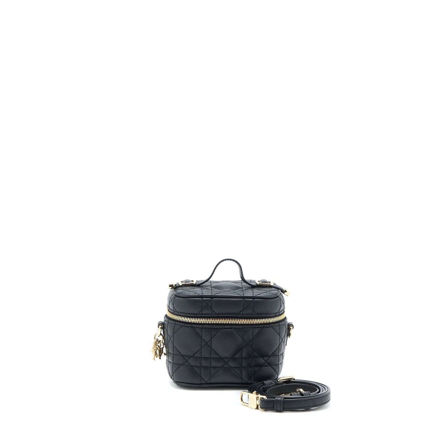 Dior Micro Lady Dior Vanity Case Lambskin Black