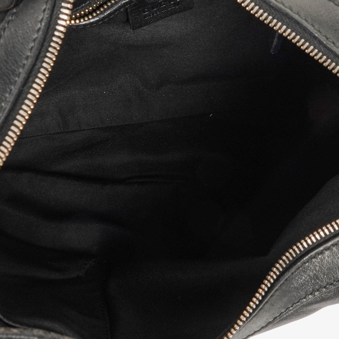 Gucci Charmy Black Leather Hobo Bag