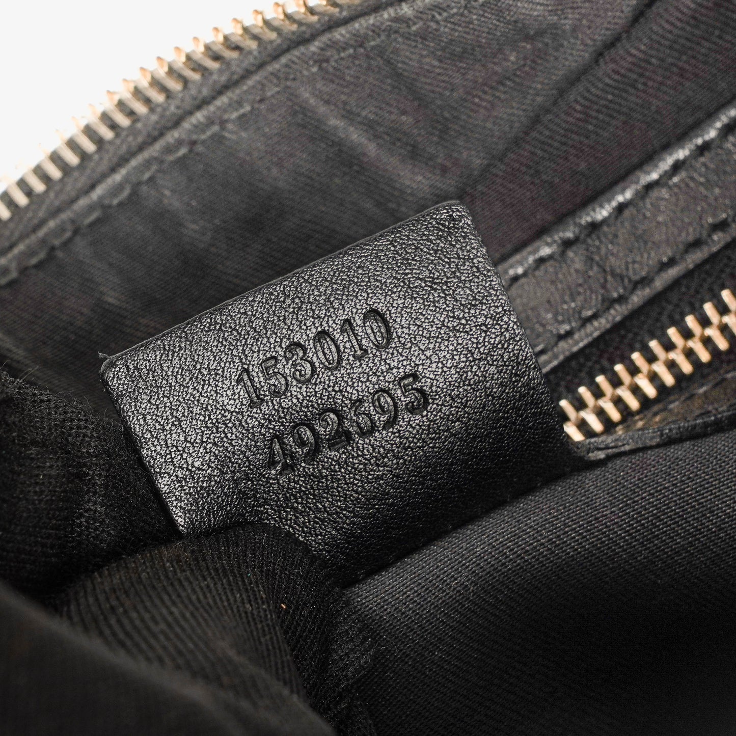 Gucci Charmy Black Leather Hobo Bag