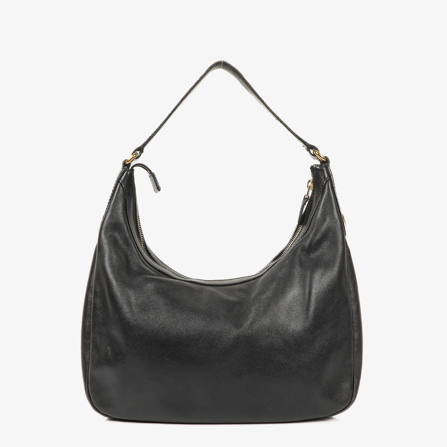 Gucci Charmy Black Leather Hobo Bag