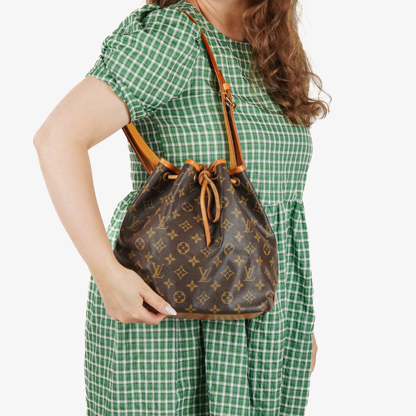 Louis Vuitton Petit Noe Monogram Canvas Shoulder Bag
