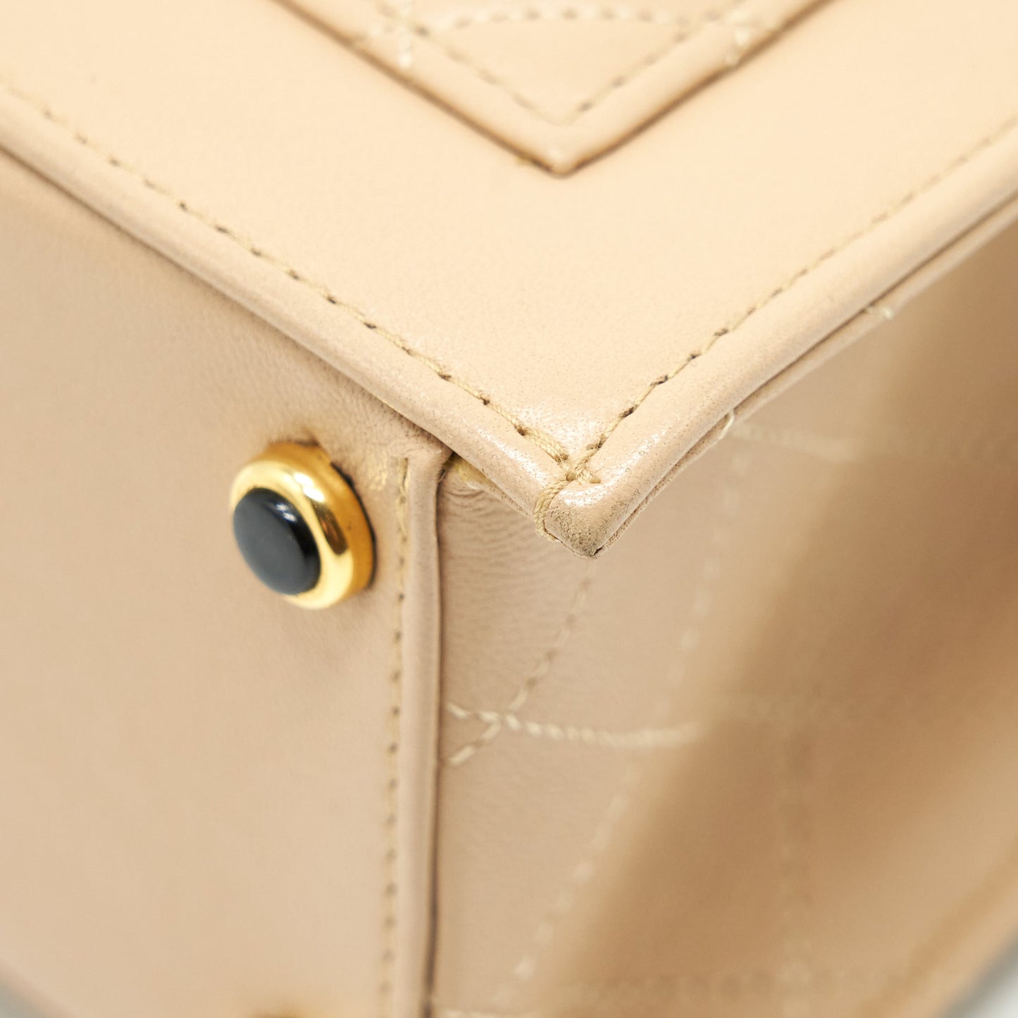 Chanel  Single Flap Bag Cross body Lambskin Beige