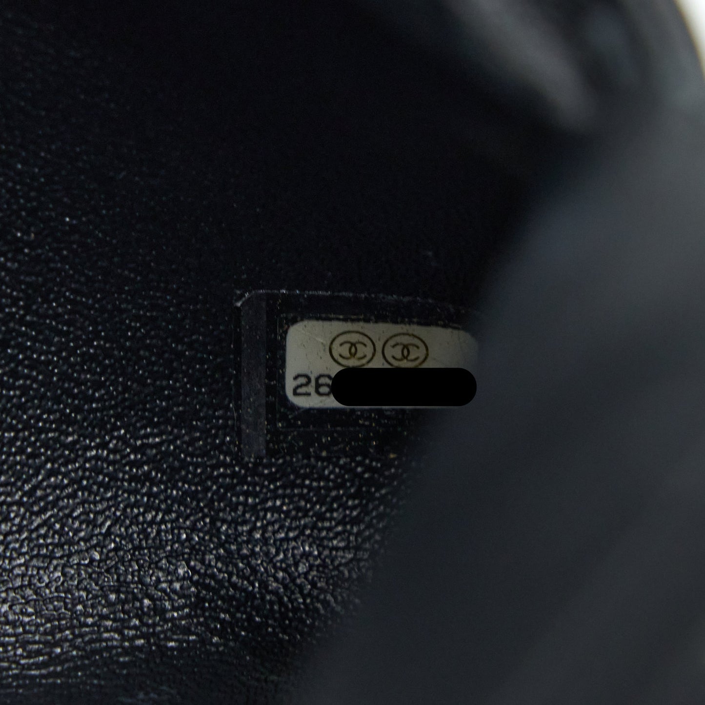 Chanel Small Enamel CC Flap Bag Lambskin Black