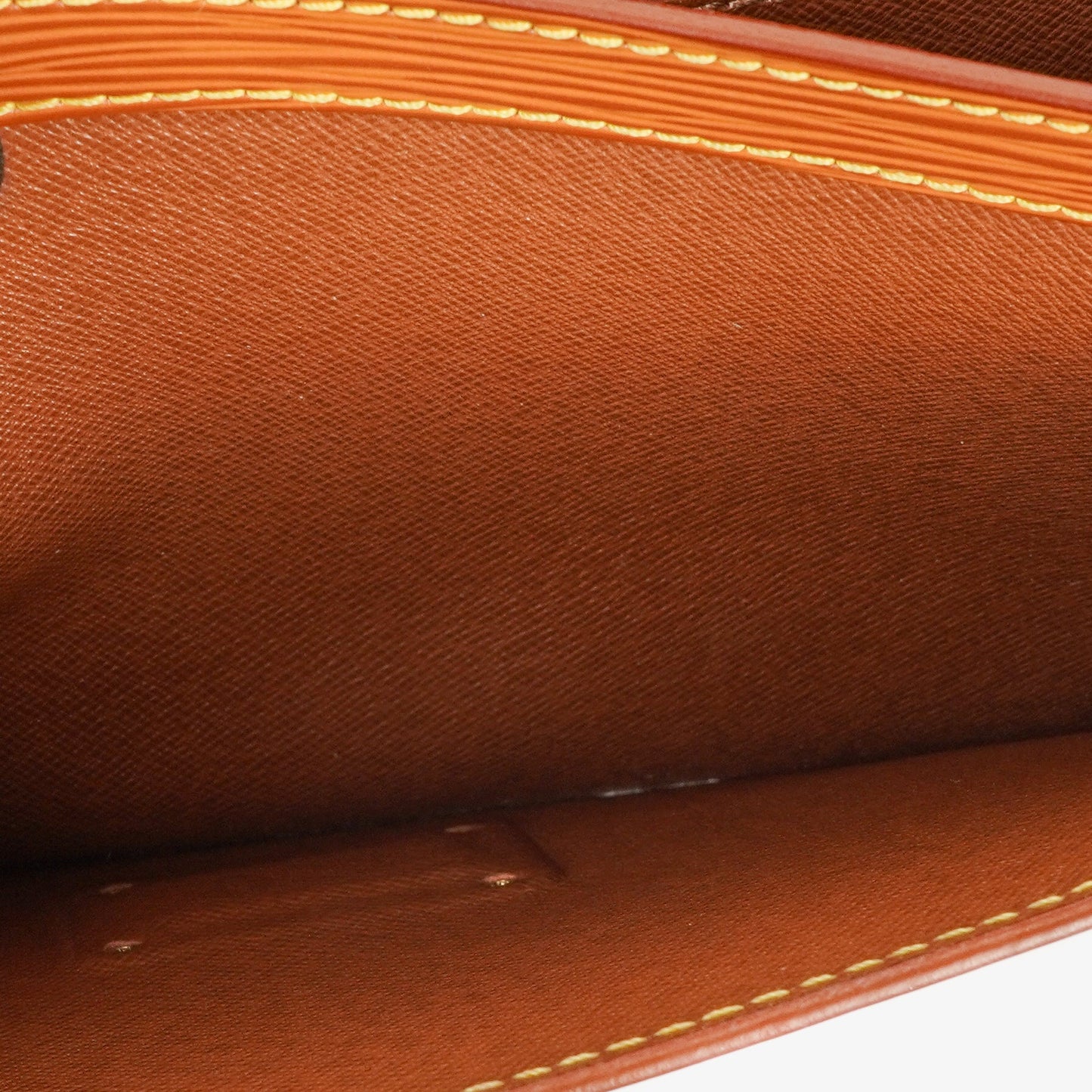Louis Vuitton Pochette Sellier Dragonne Cognac Epi Clutch
