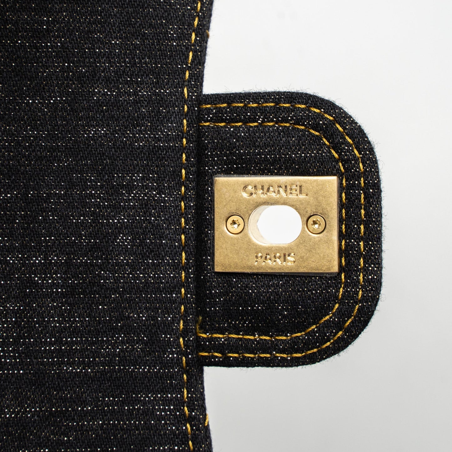 Chanel 23S Flap Bag Denim Dark Blue Brushed  (Microchip)