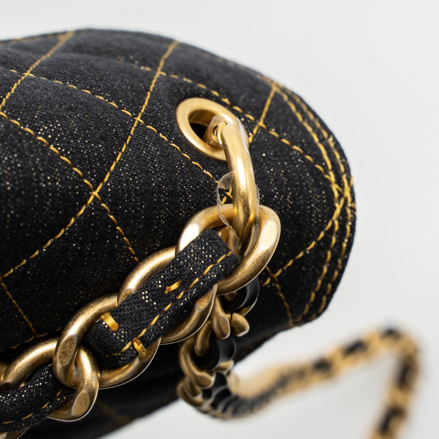 Chanel 23S Flap Bag Denim Dark Blue Brushed  (Microchip)