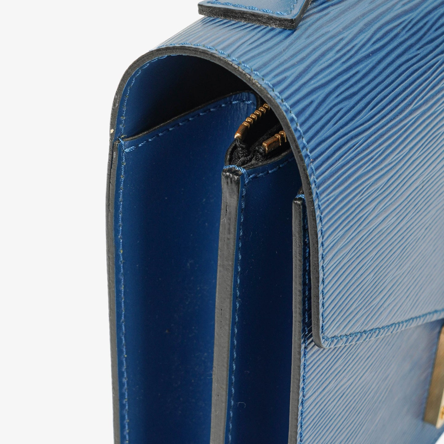 Louis Vuitton Concorde Blue EPI Leather Bag