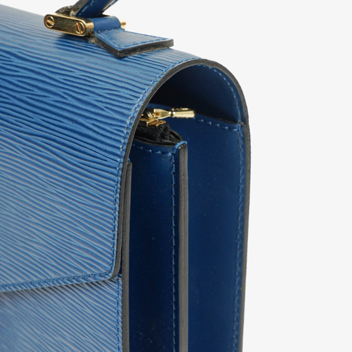 Louis Vuitton Concorde Blue EPI Leather Bag