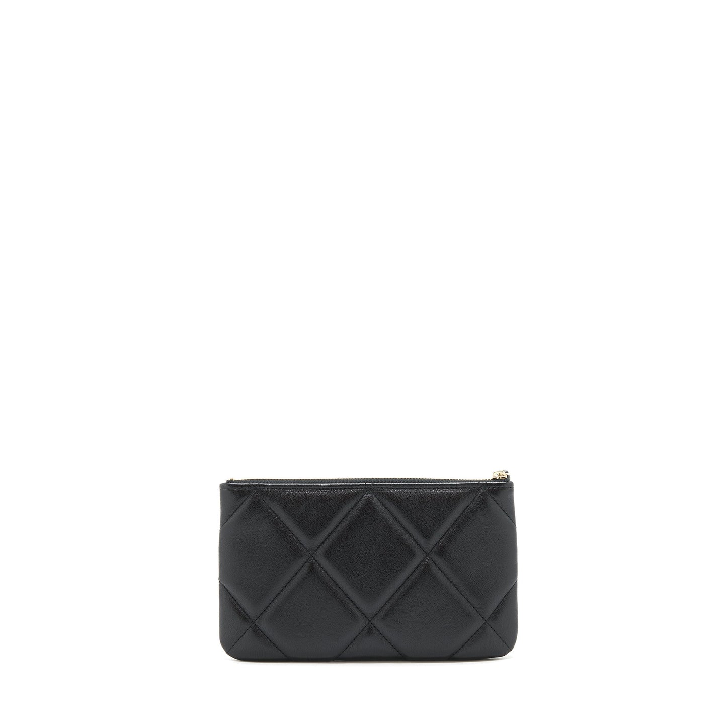 Chanel 19 Small pouch Goatskin Black