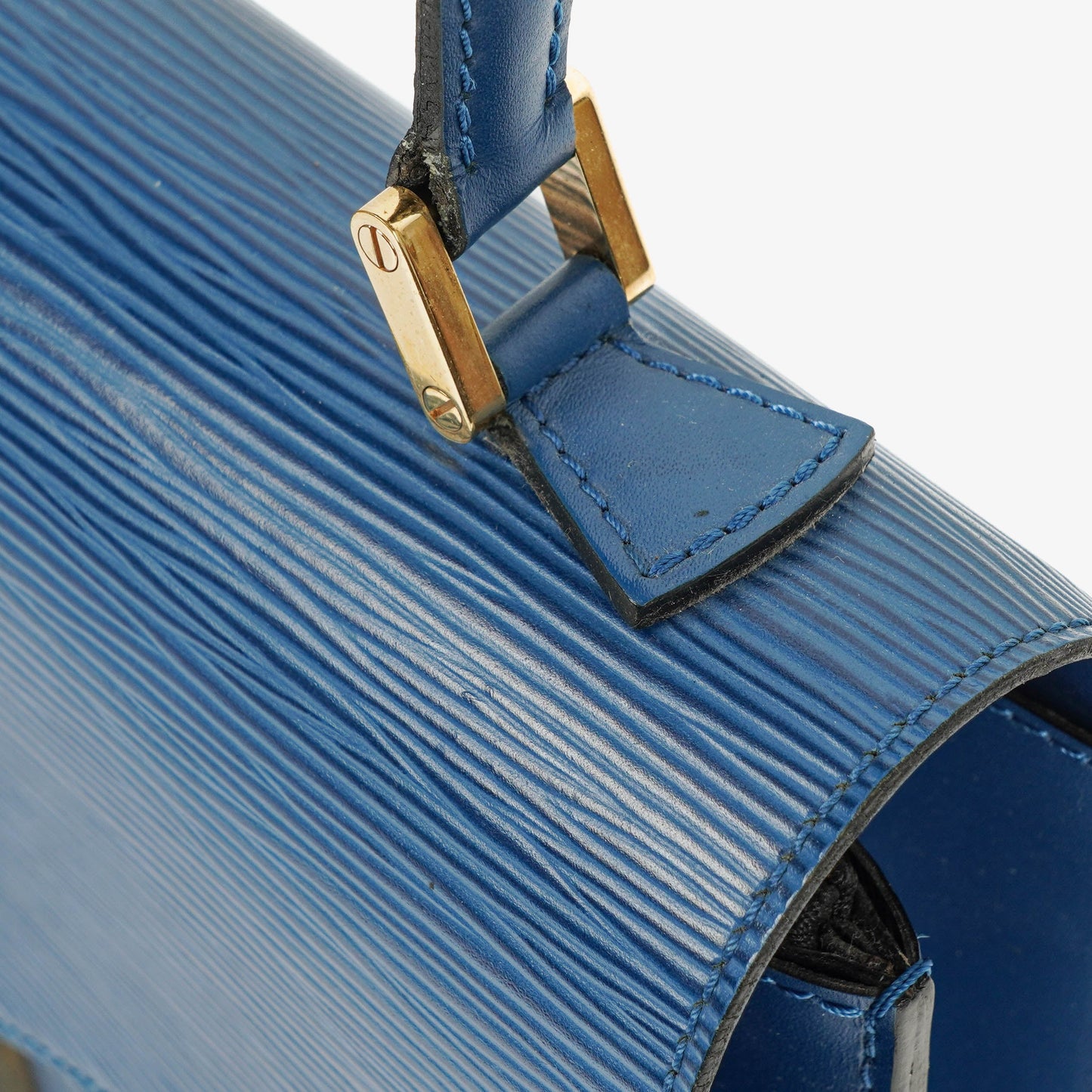 Louis Vuitton Concorde Blue EPI Leather Bag
