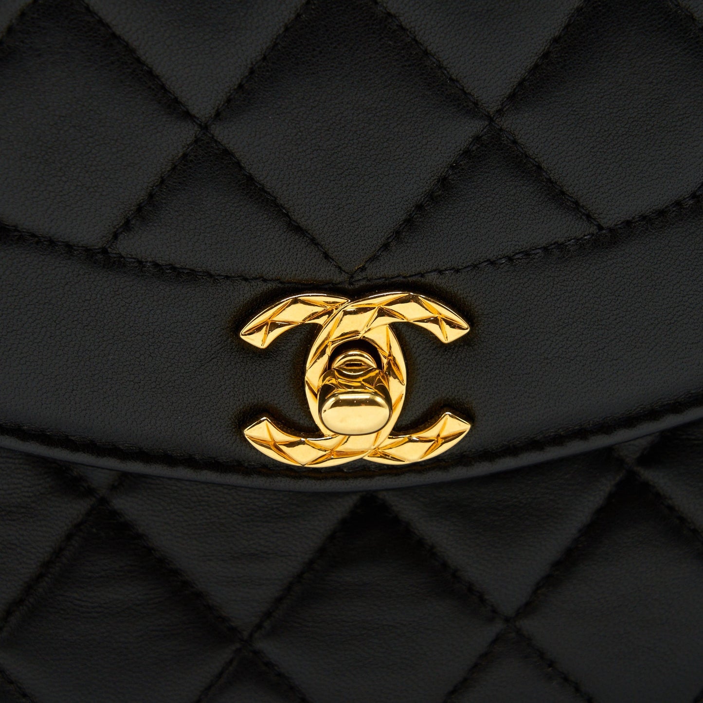 Chanel  Camera Bag Lambskin Black