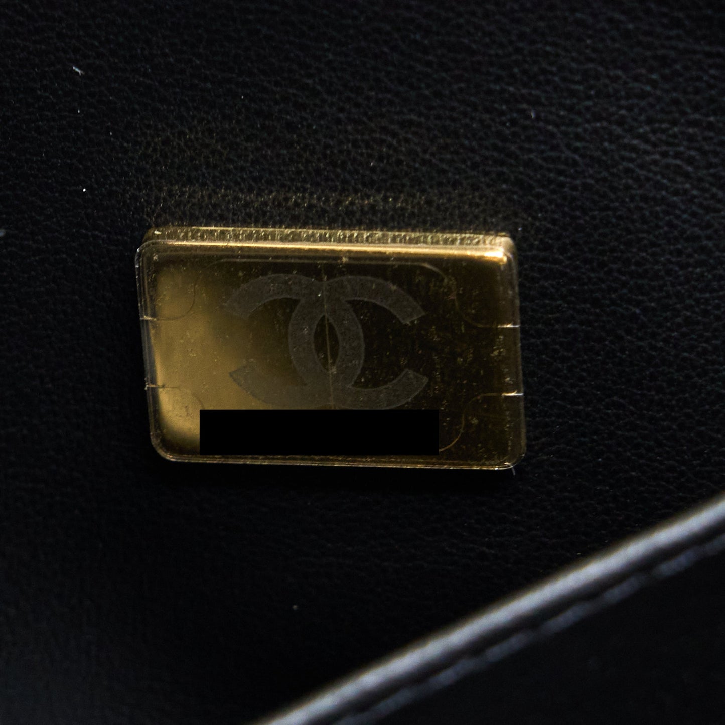 Chanel 22K Coco First Flap Bag Grained Calfskin Black (Microchip)