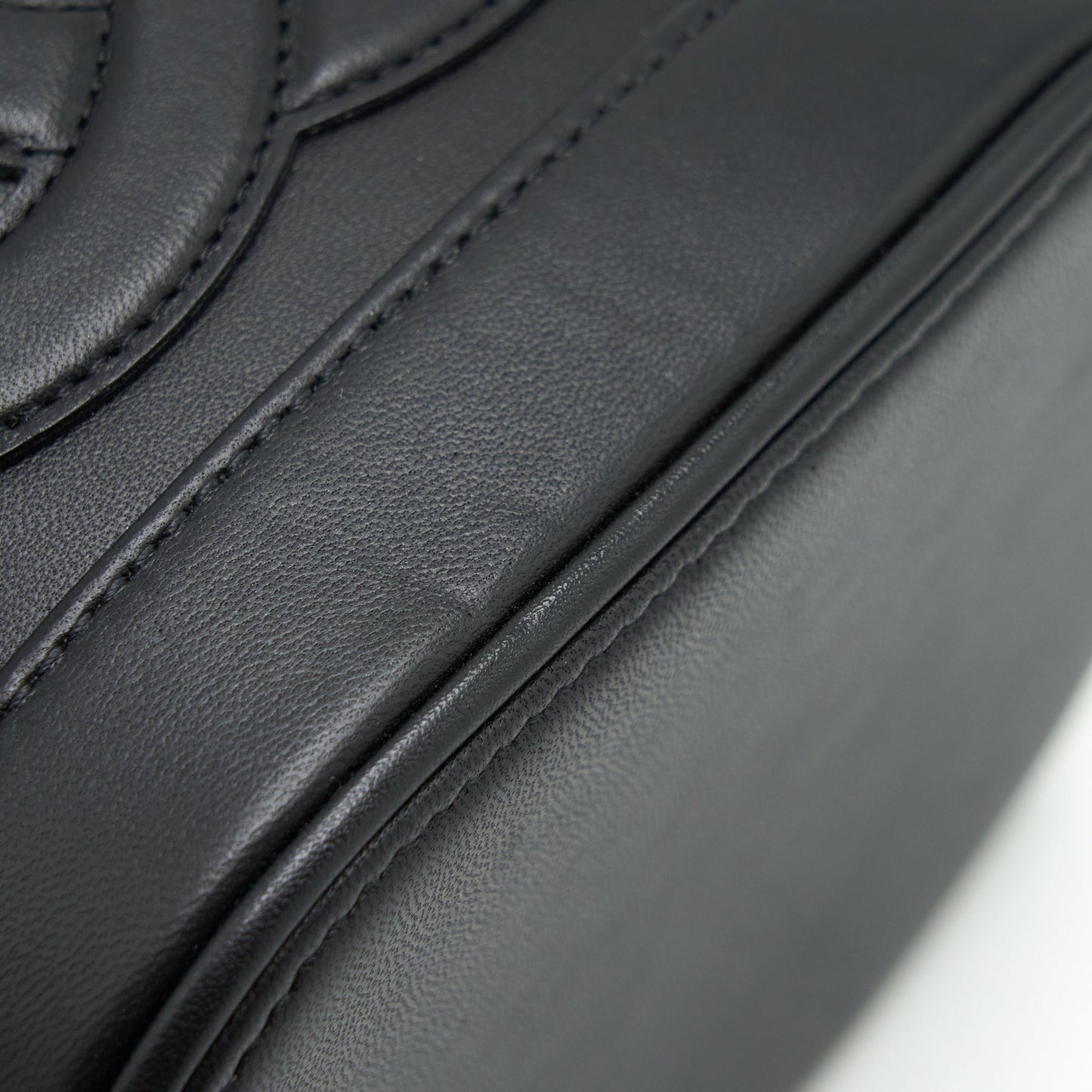 Chanel Vanity Case Lambskin Black L