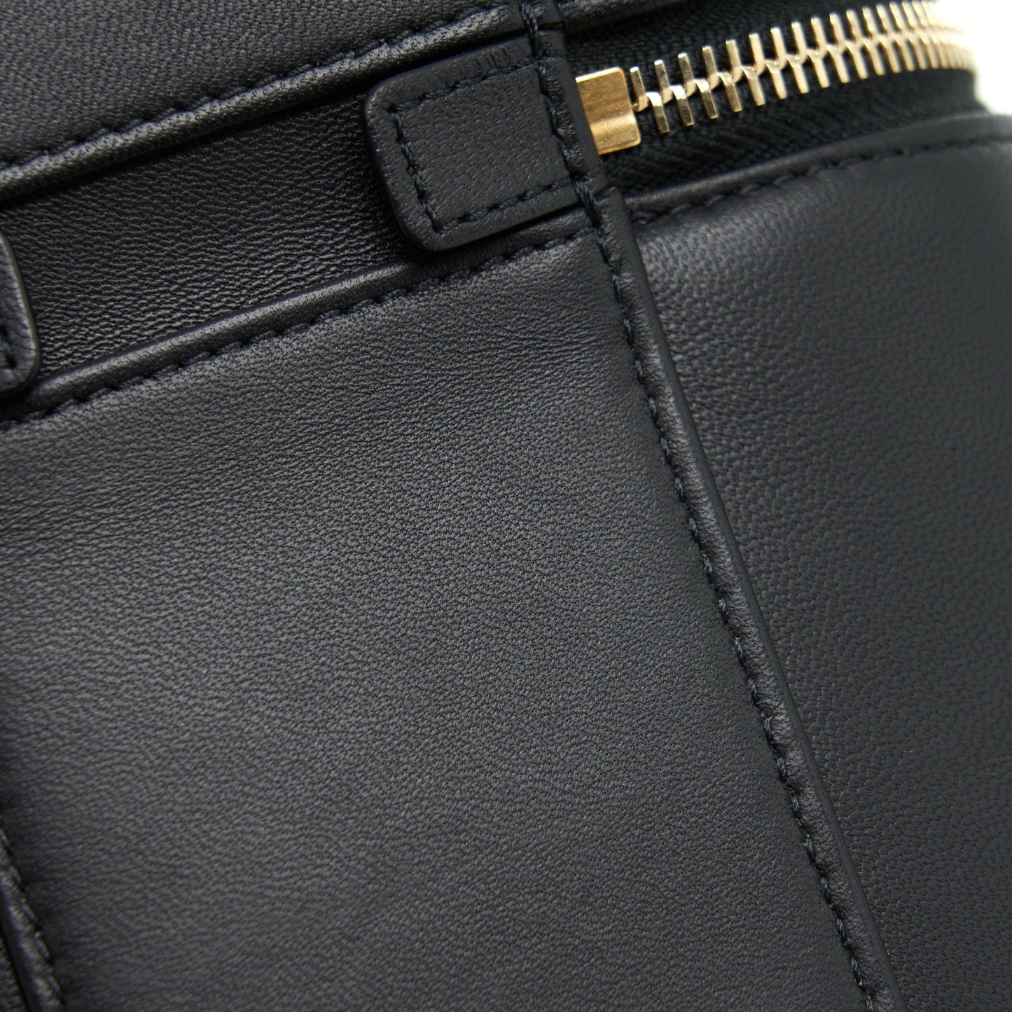 Chanel Vanity Case Lambskin Black L
