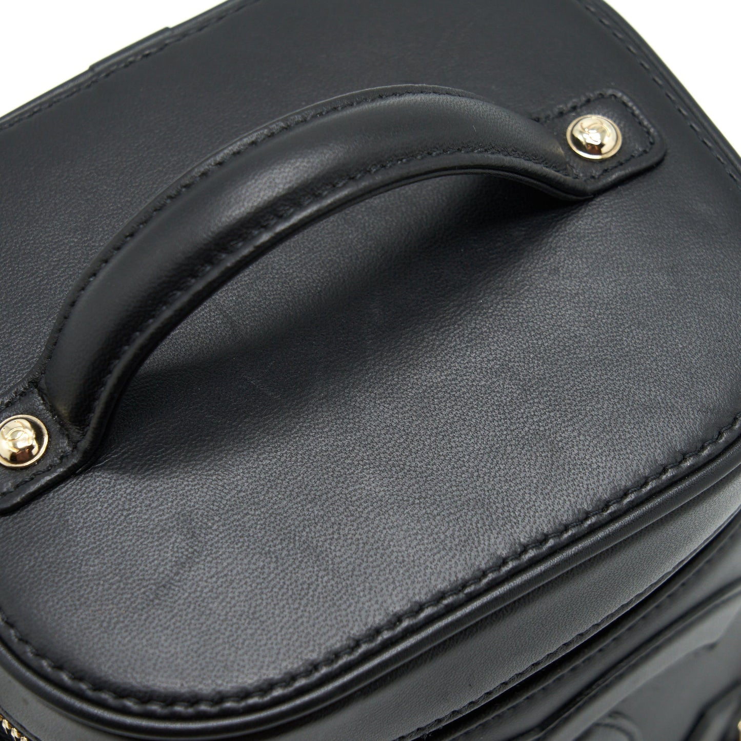 Chanel Vanity Case Lambskin Black L