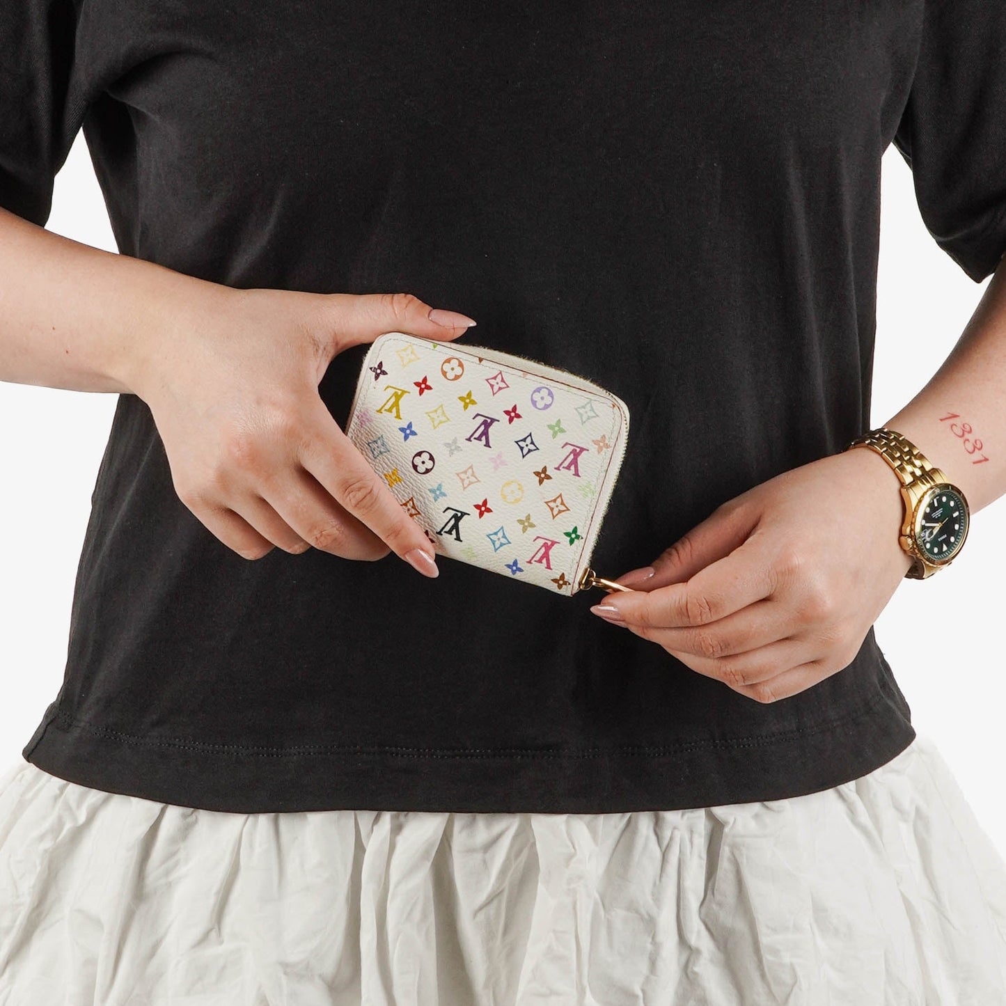 Louis Vuitton Takashi Murakami Zippy Multicoclor Coin Purse
