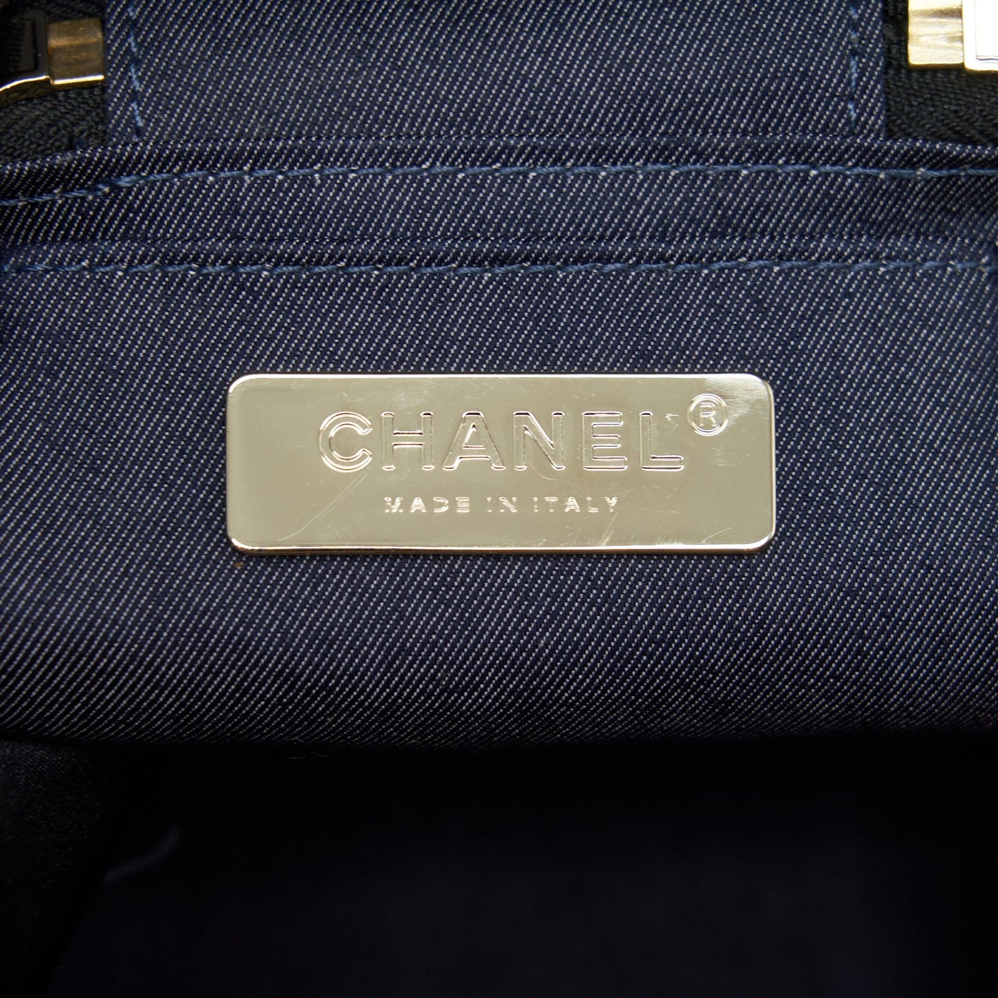 Chanel Vanity Case Lambskin Black L