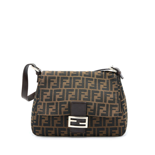 Fendi Vintage Baguette Purse Jacquard Fabric