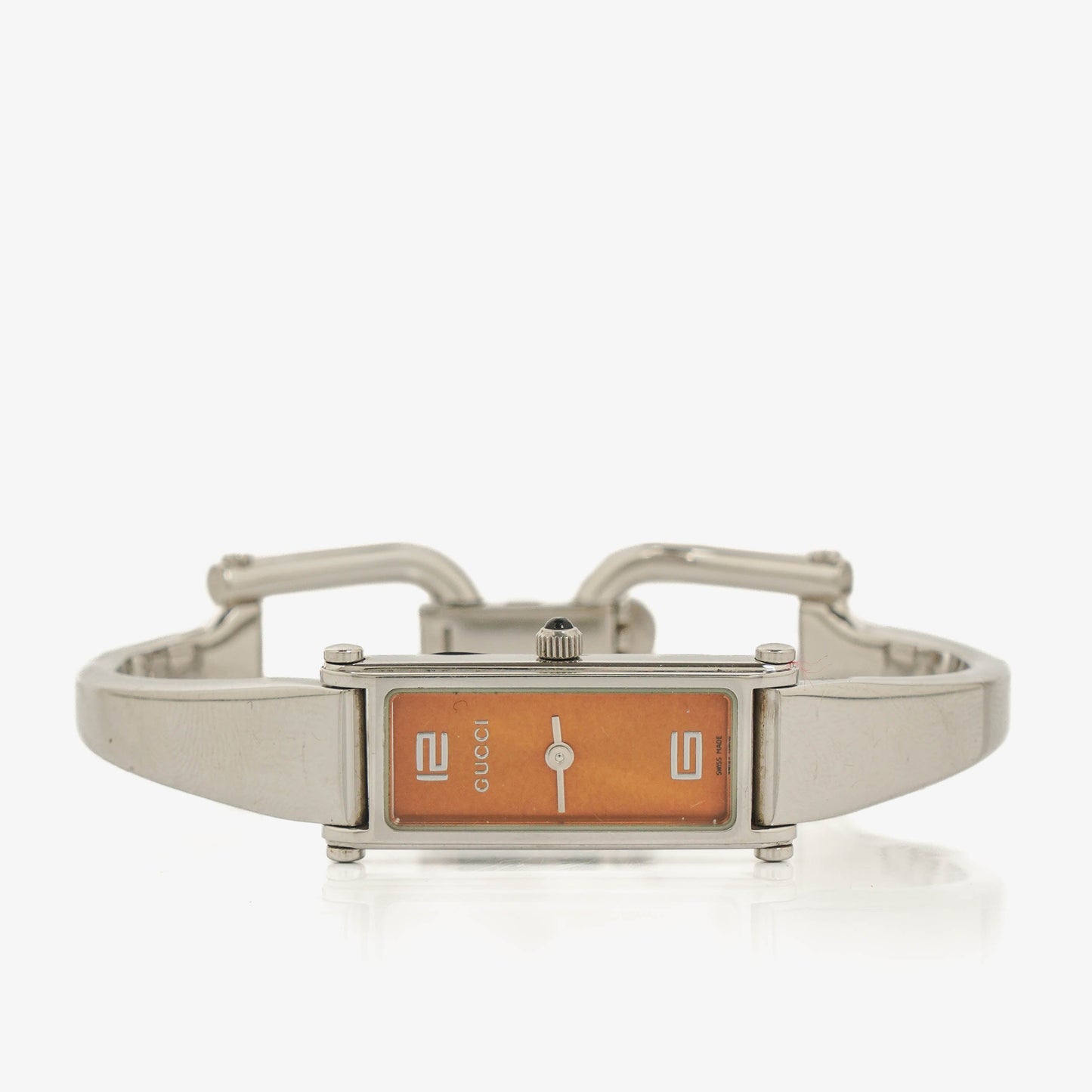 Gucci 1500L Rectangular Stainless Steel Watch