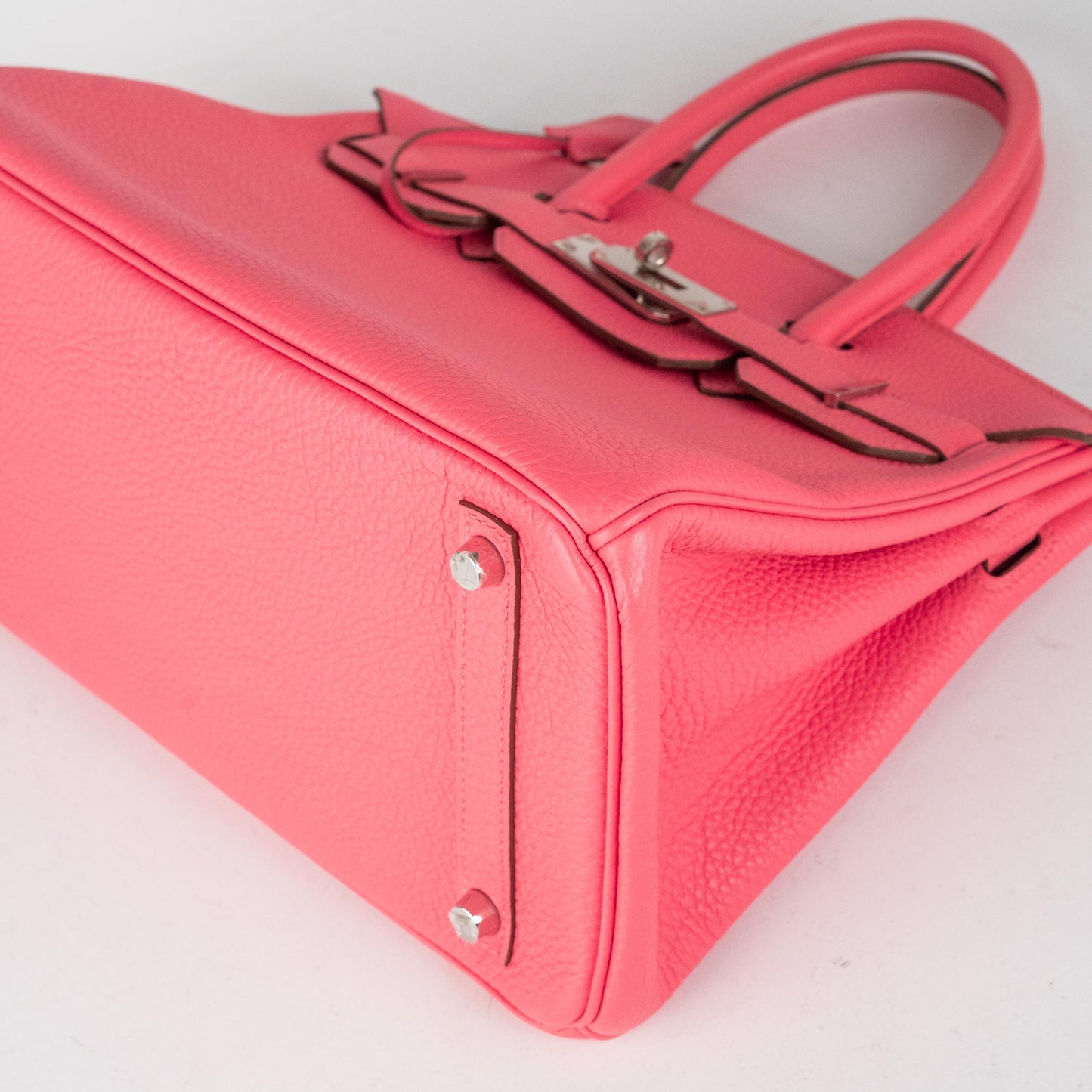 Hermes Birkin 30 Rose Lipstick - Q Stamp