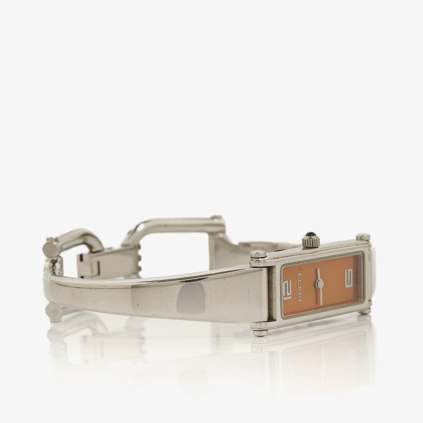 Gucci 1500L Rectangular Stainless Steel Watch