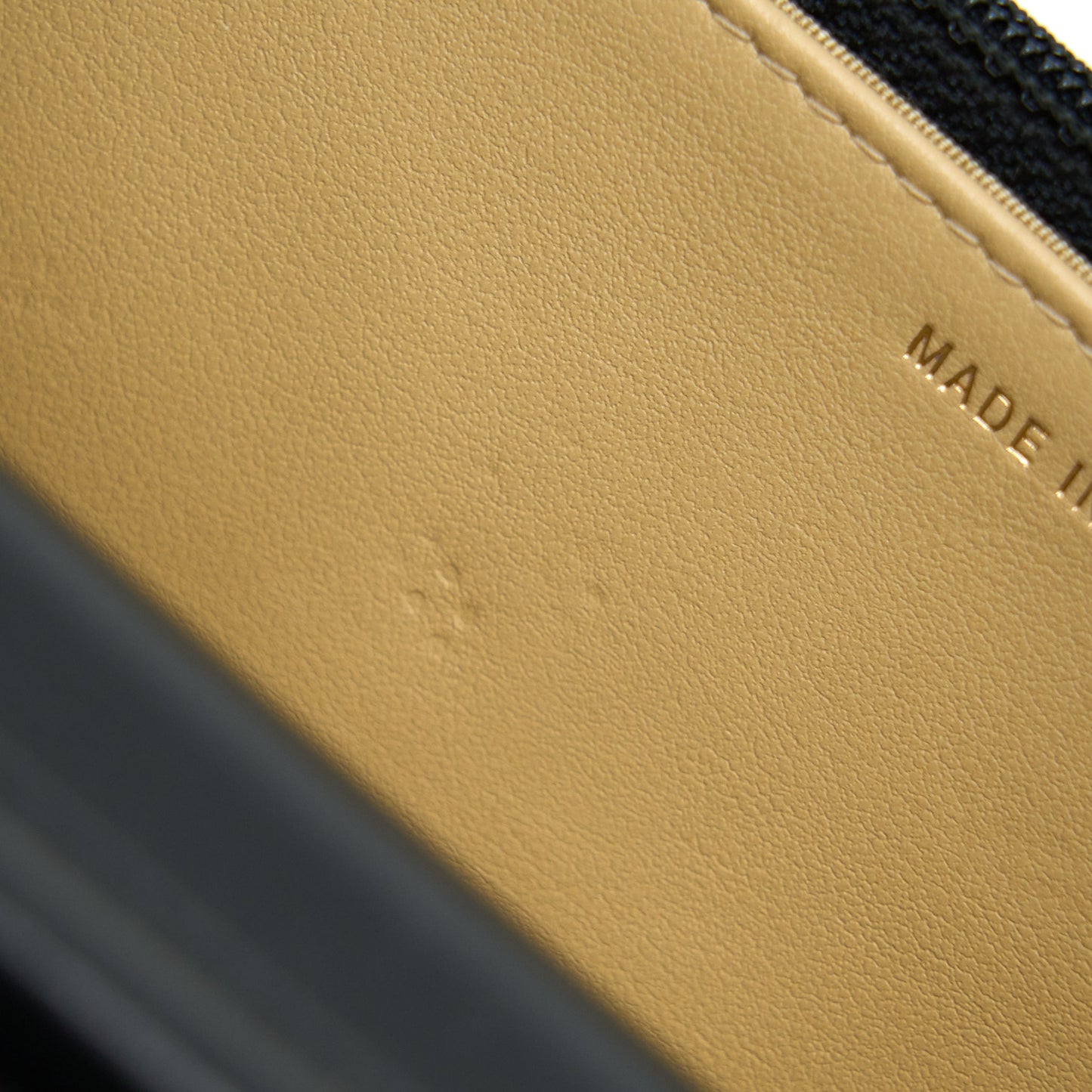 Chanel Velvet Pearl Crush Wallet On Chain Black L