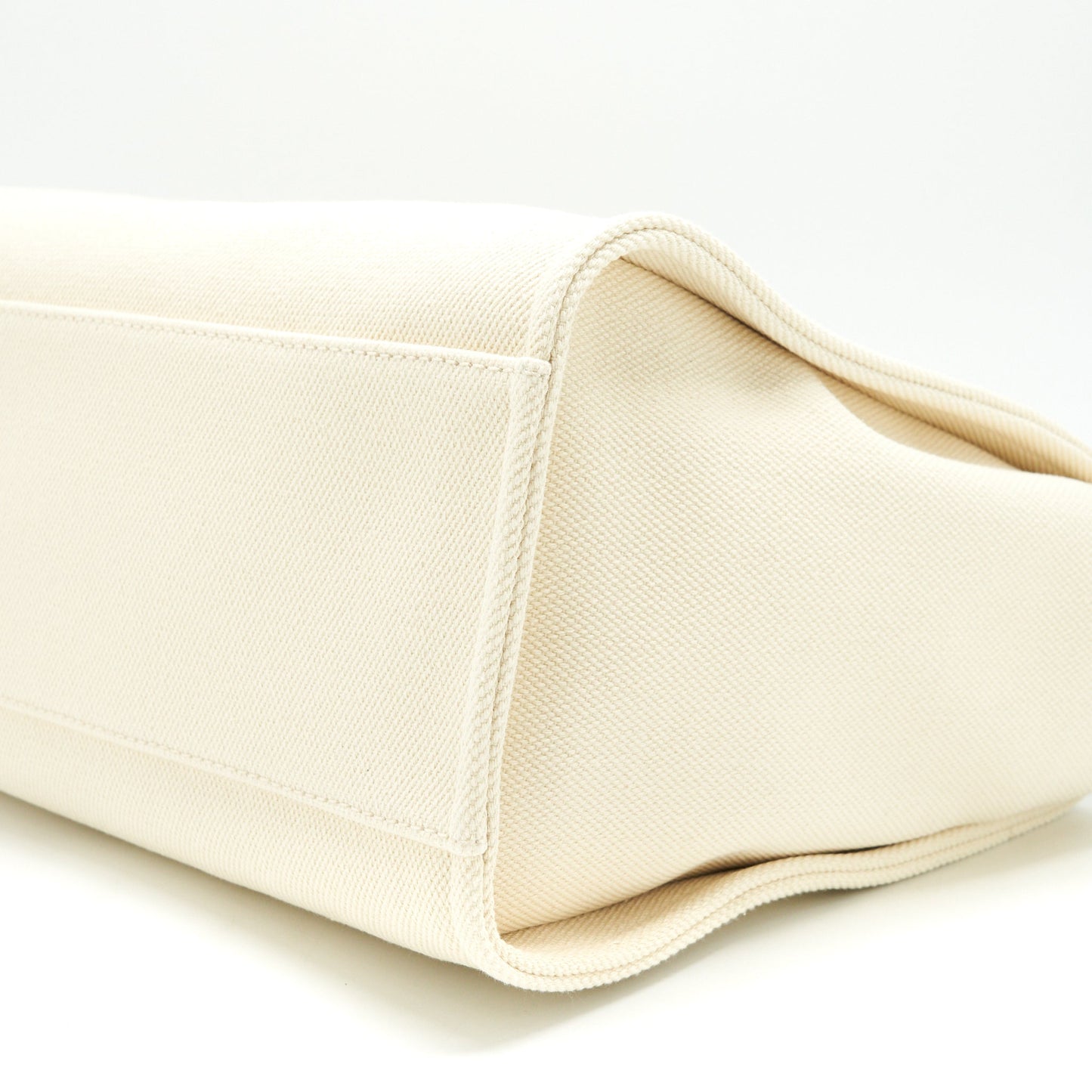 Chanel Deauville Tote Bag In Creamy White/ Beige