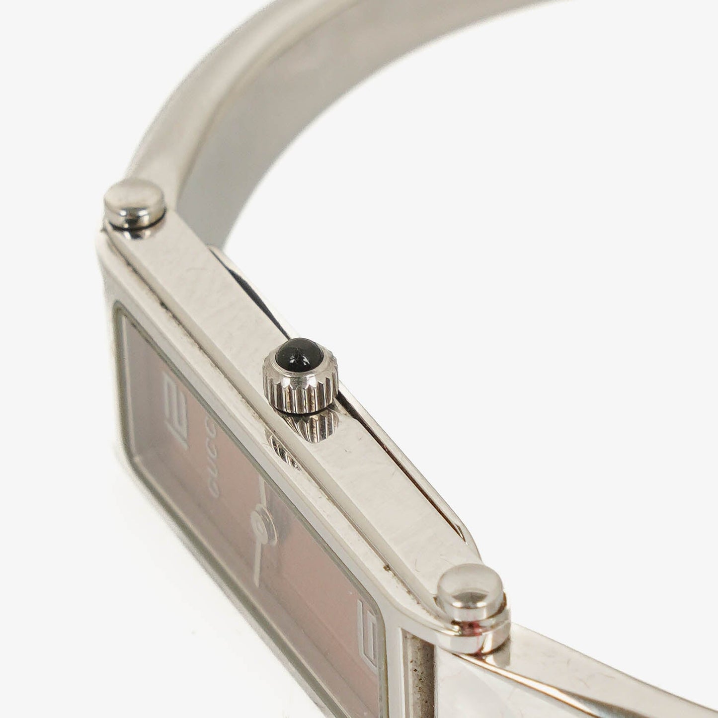 Gucci 1500L Rectangular Stainless Steel Watch