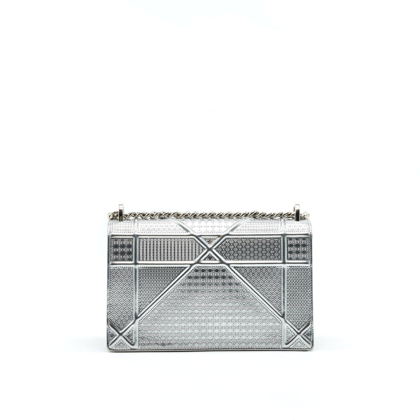 CHRISTIAN DIORAMA MEDIUM METALLIC SILVER