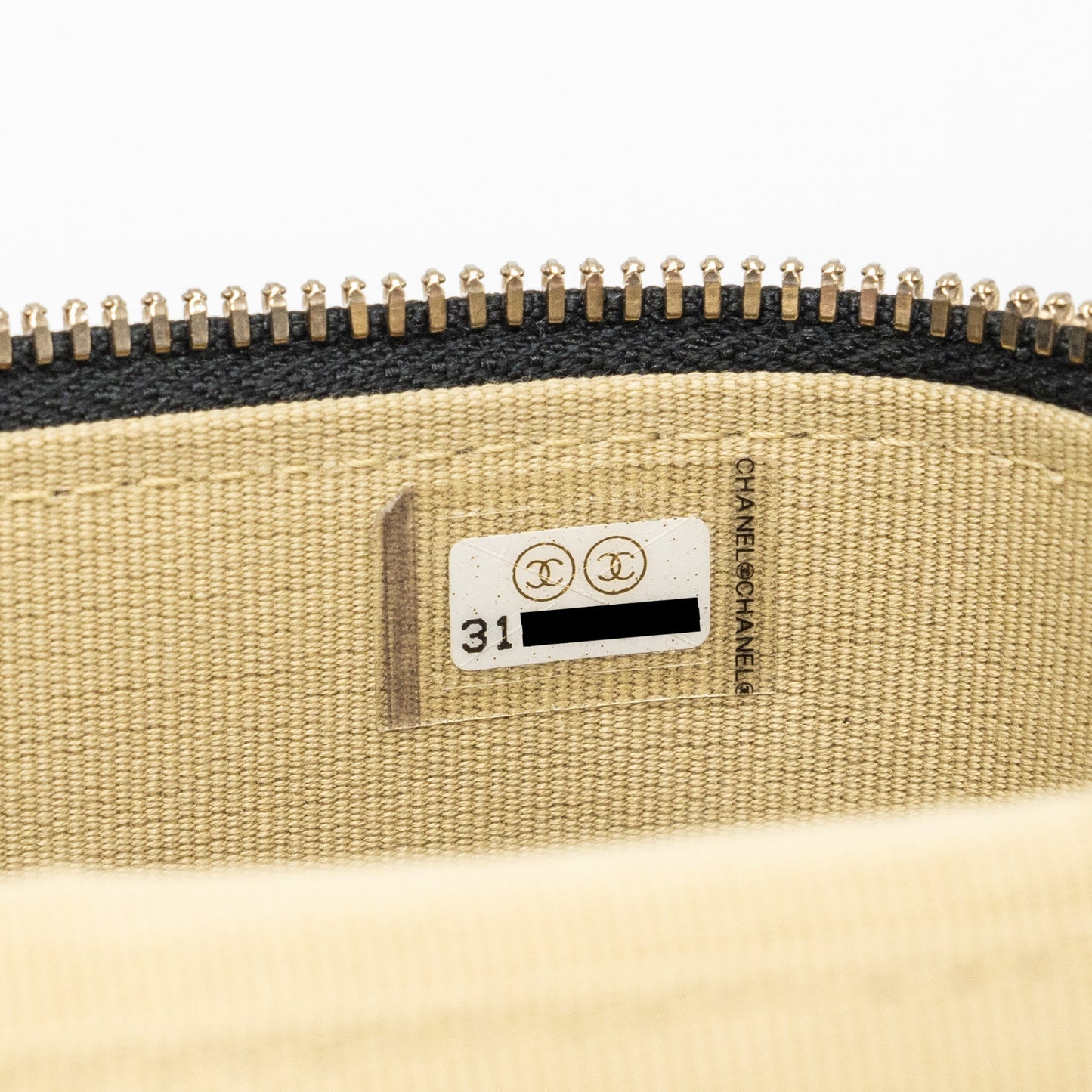Chanel pearl crush mini vanity with chain lambskin Black