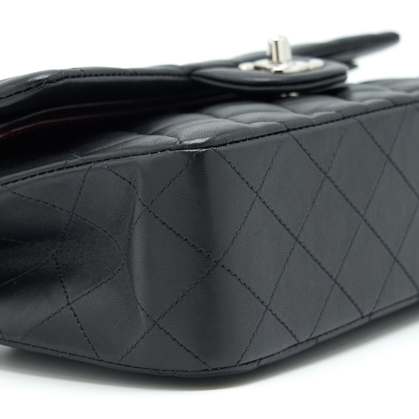 Chanel Small Classic Double Flap Bag Lambskin Black