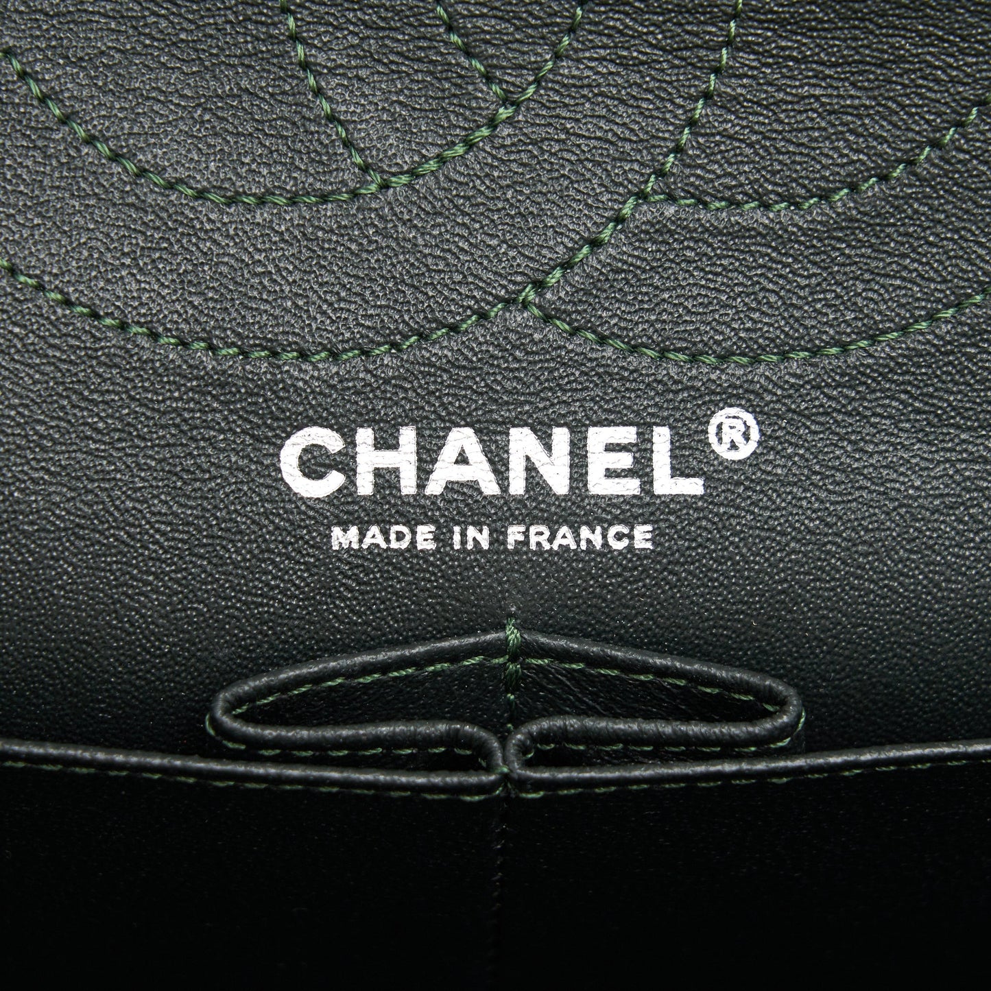 Chanel reissue 2.55 226 Flap Bag fabric Dark green