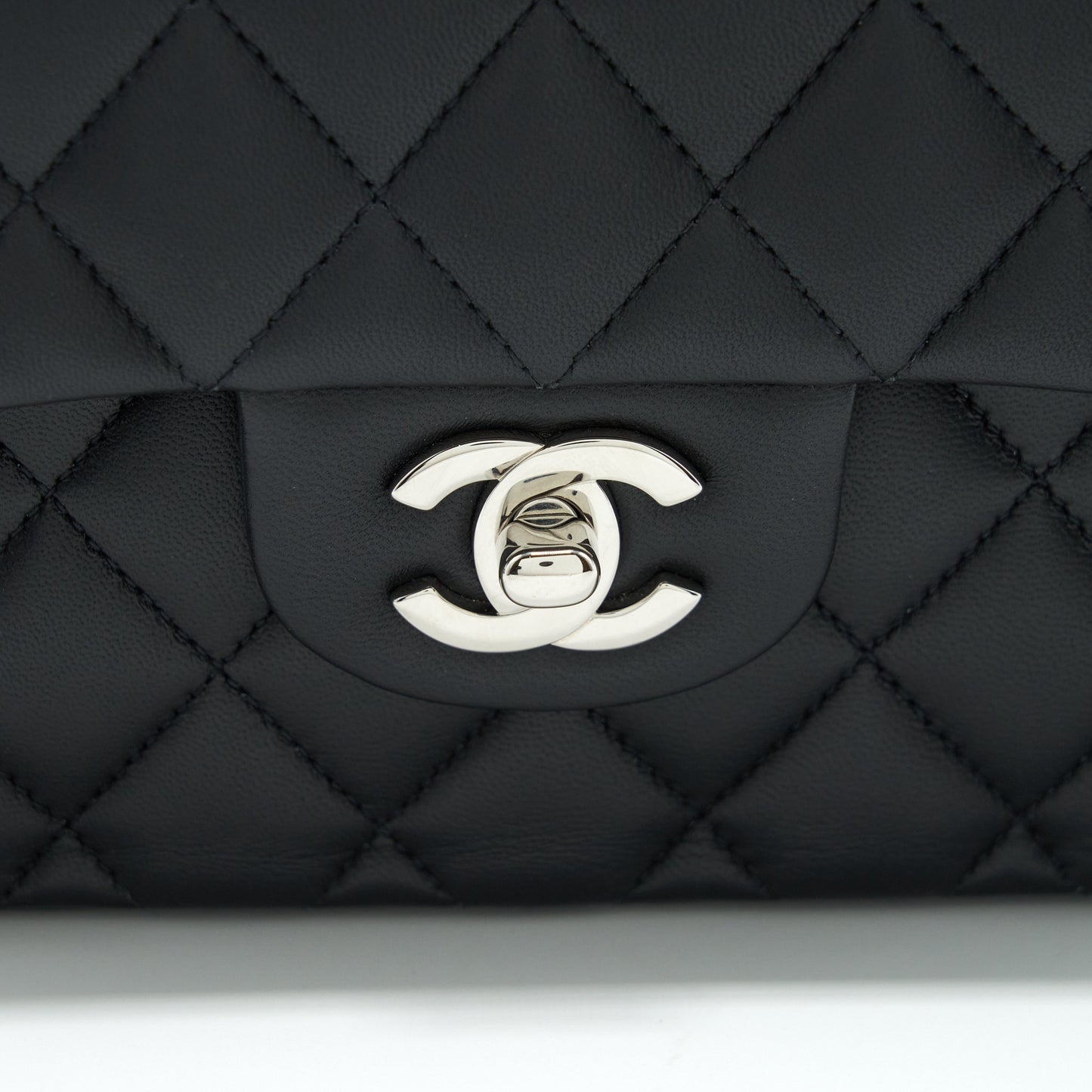 Chanel Small Classic Double Flap Bag Lambskin Black