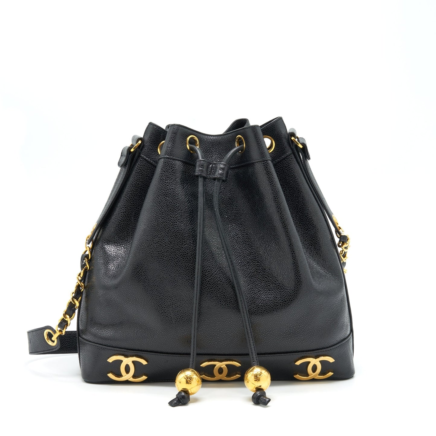 Chanel  Bucket Bag Caviar Black
