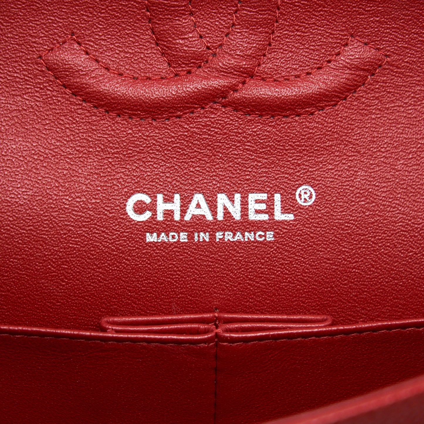 Chanel Medium Classic Double Flap Caviar Red