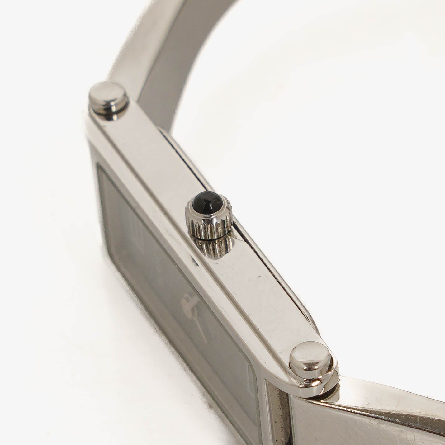 Gucci 1500L Rectangular Stainless Steel Watch