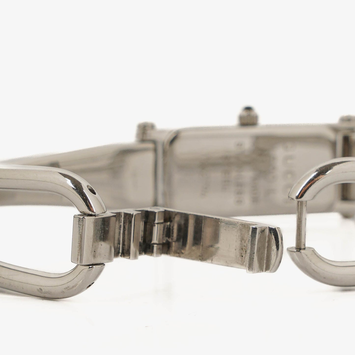 Gucci 1500L Rectangular Stainless Steel Watch