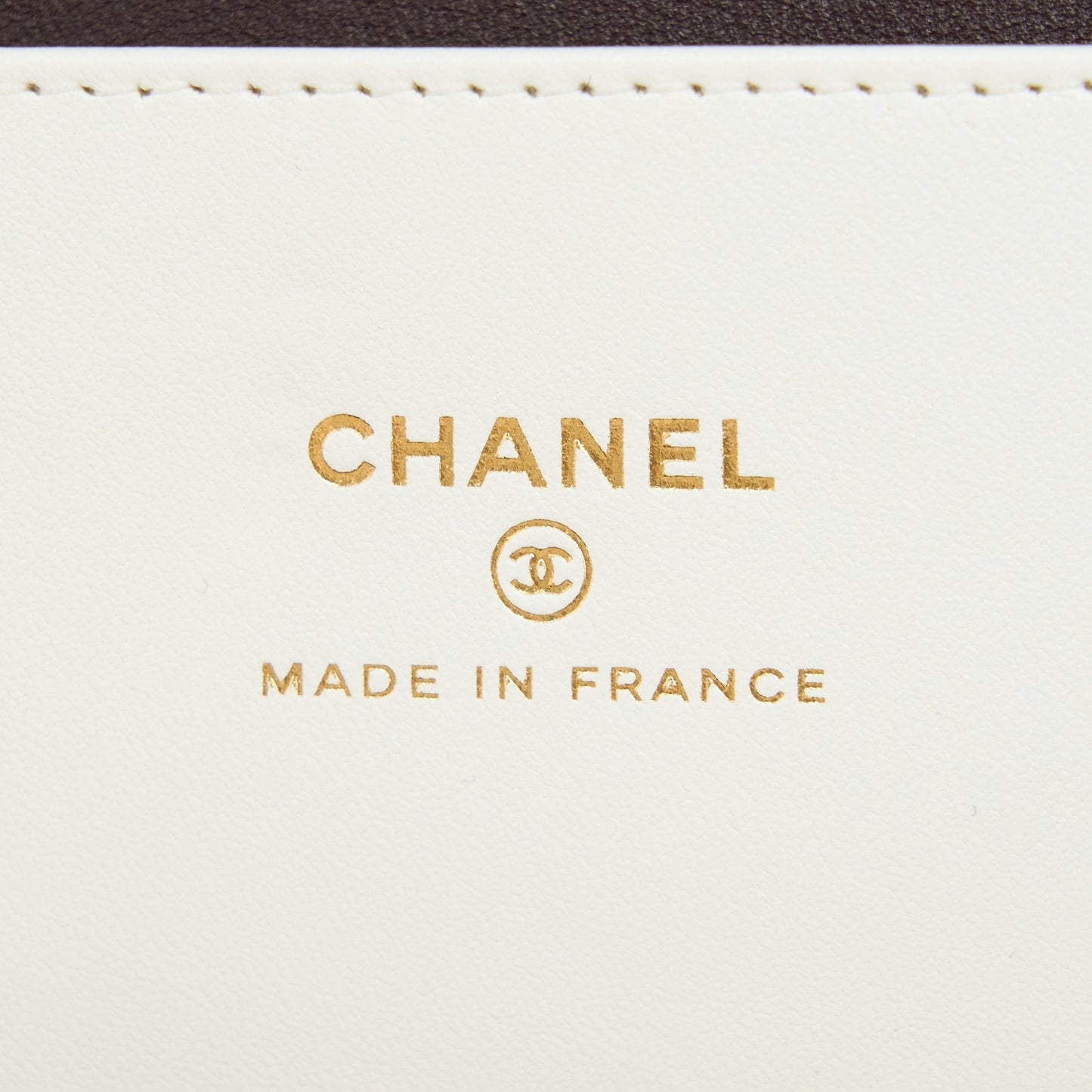 Chanel Quilted Clutch Bag Lambskin White L