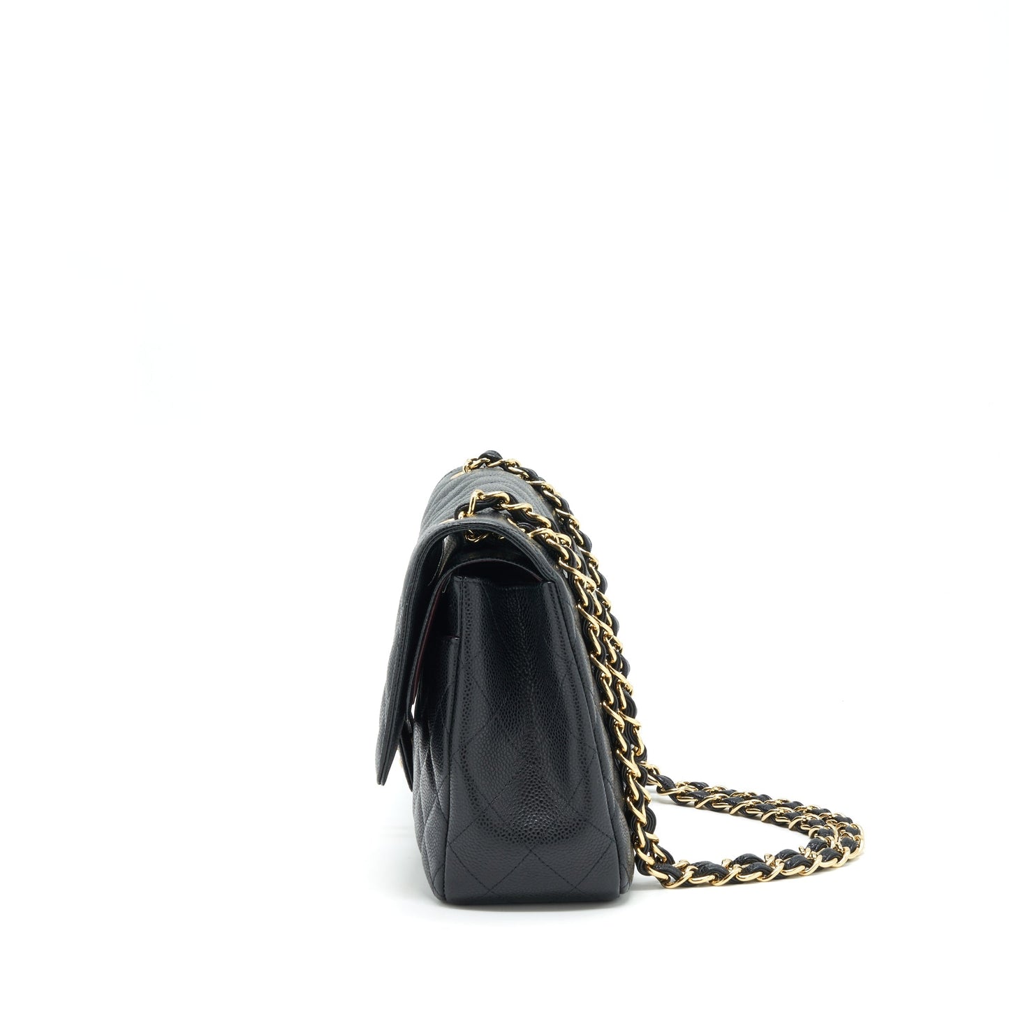 Chanel Classic Jumbo Double Flap Bag Caviar Black L