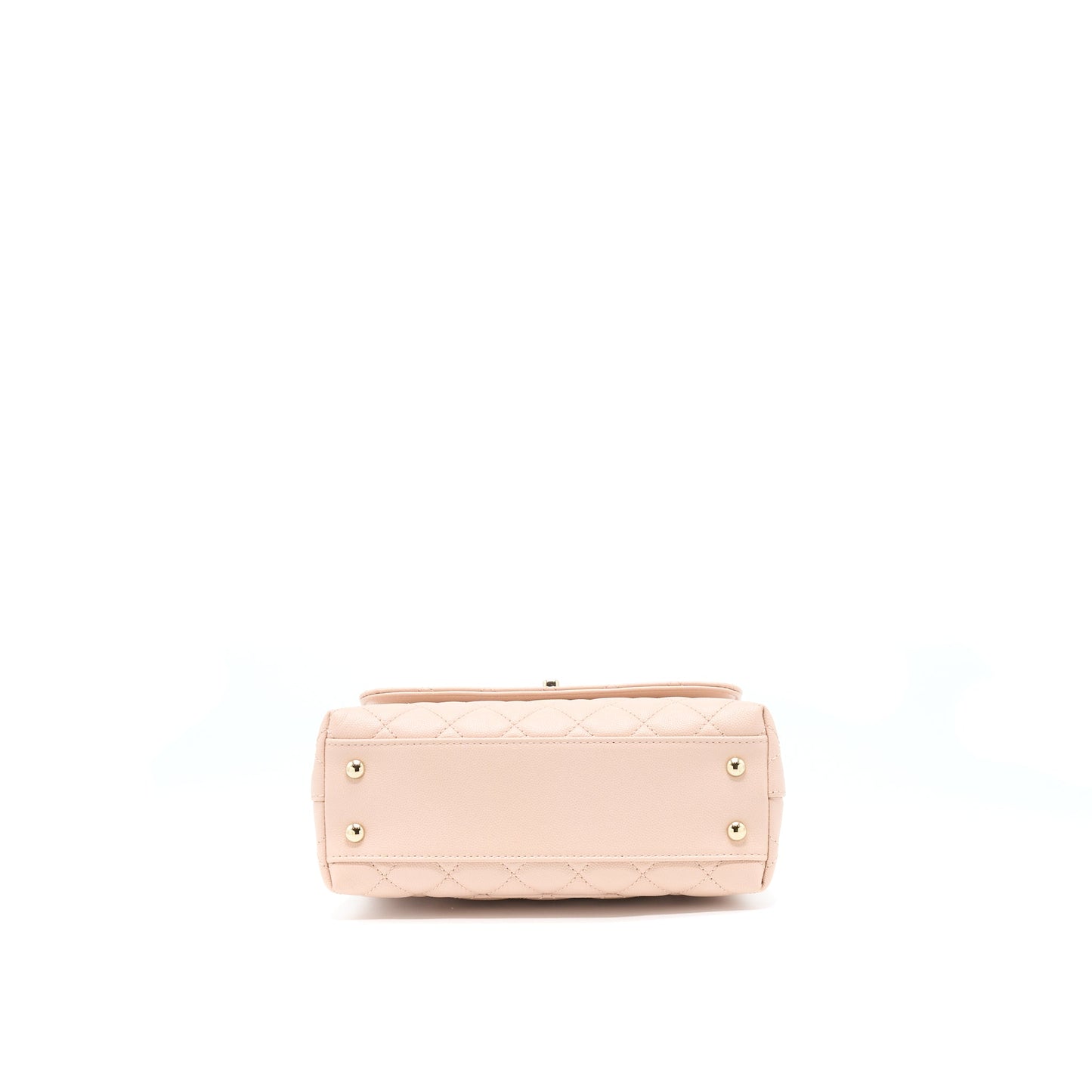Chanel 21A Small Coco Handle Caviar ND022 Rose Clair / Light Pink L