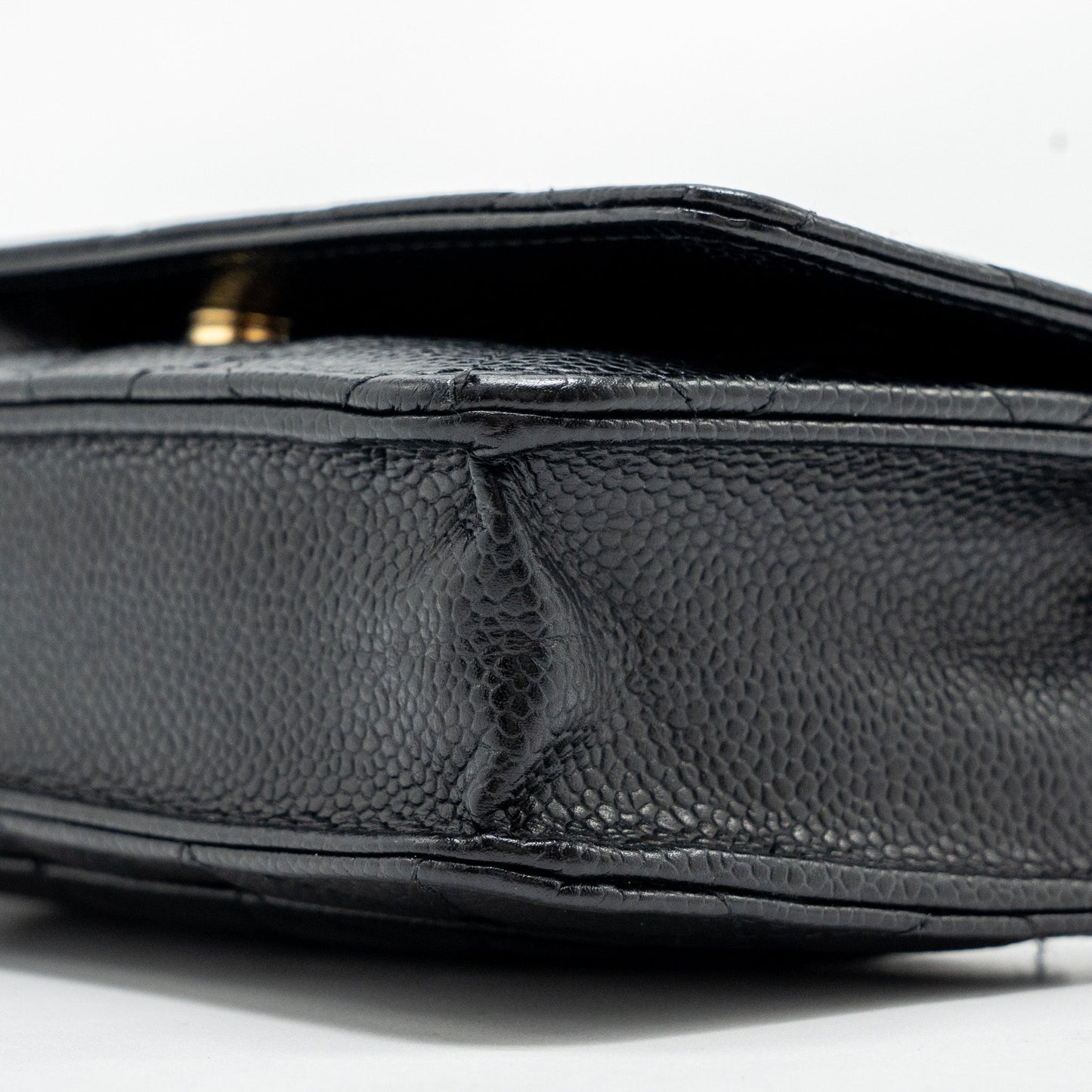 CHANEL Classic Wallet On Chain Caviar Black