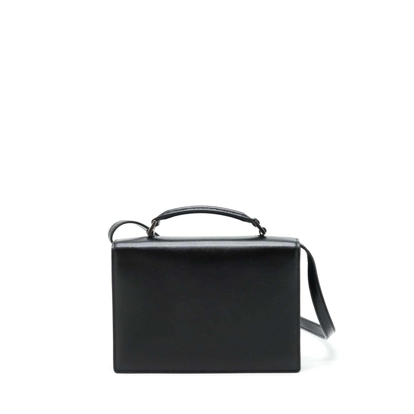 Saint Laurent/ Bellachasse Calfskin Black Ruthenium Sliver Hardware