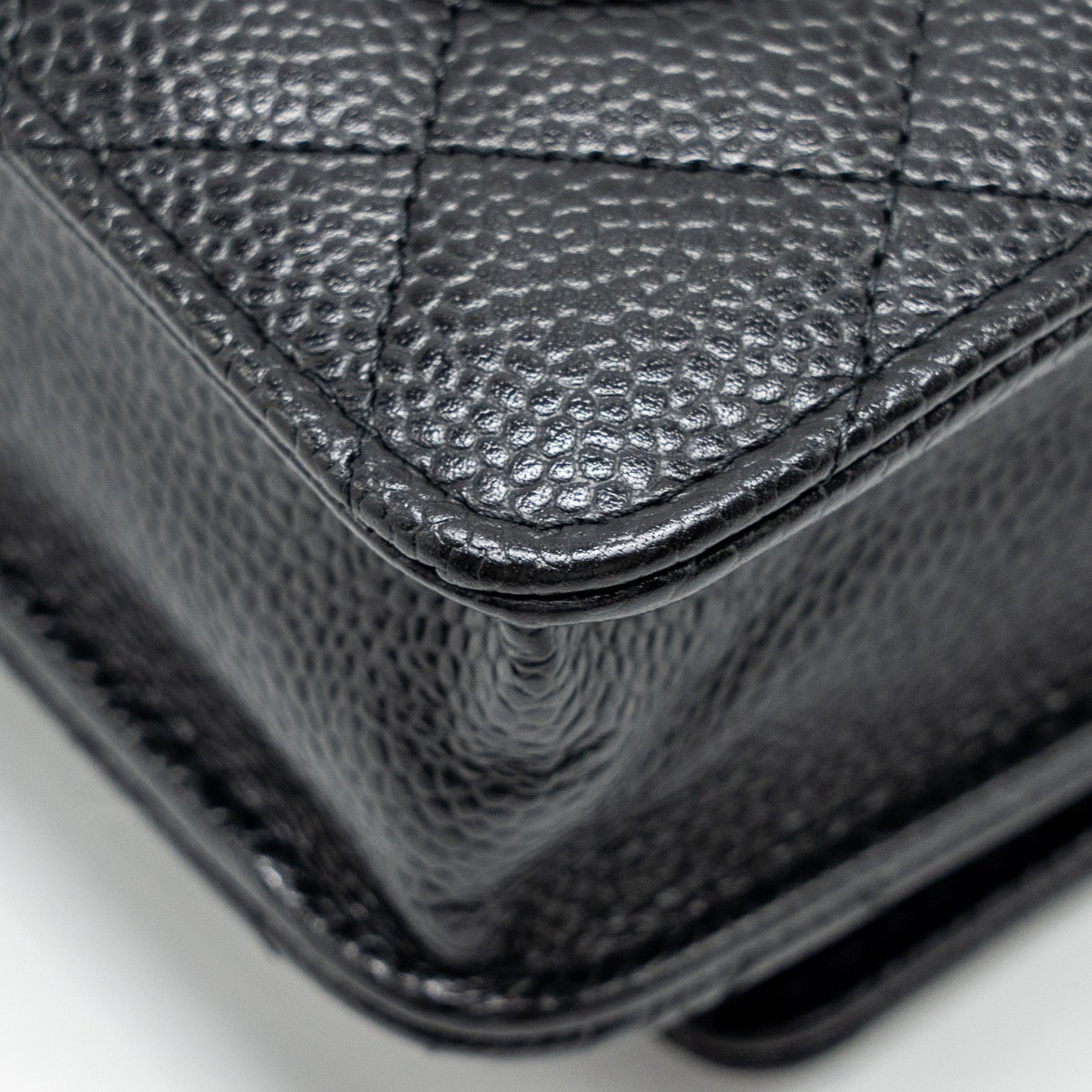 CHANEL Classic Wallet On Chain Caviar Black