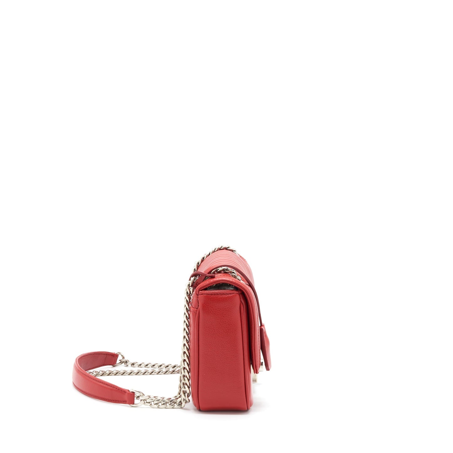 Prada GlacÃ© Crossbody Purse Calfskin Red