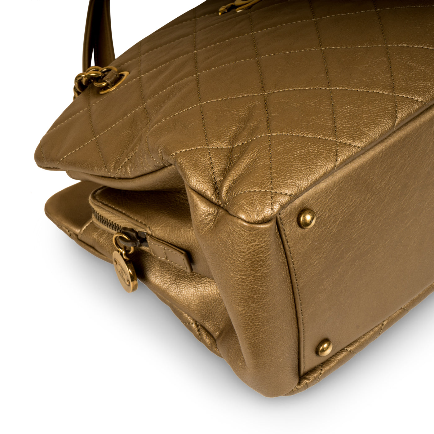 Chanel Metallic Gold Shoulder Bag