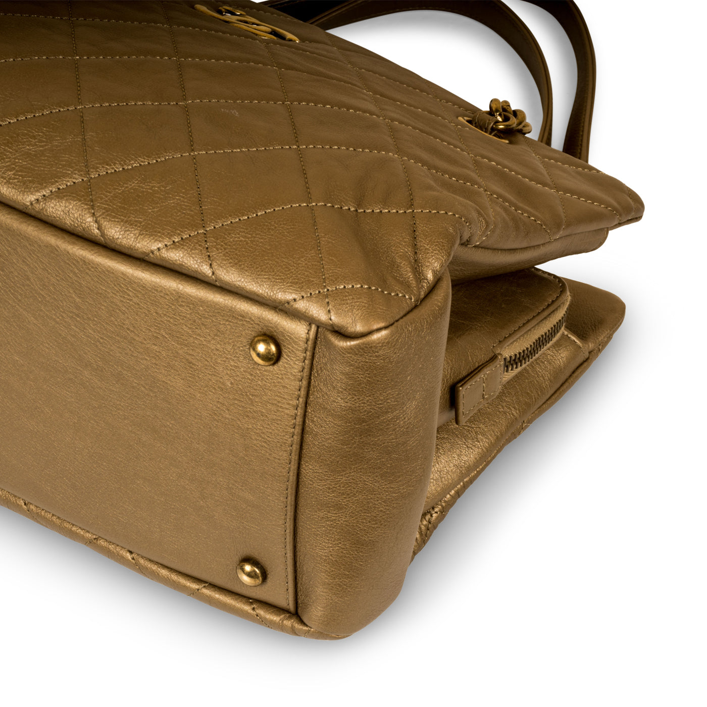 Chanel Metallic Gold Shoulder Bag