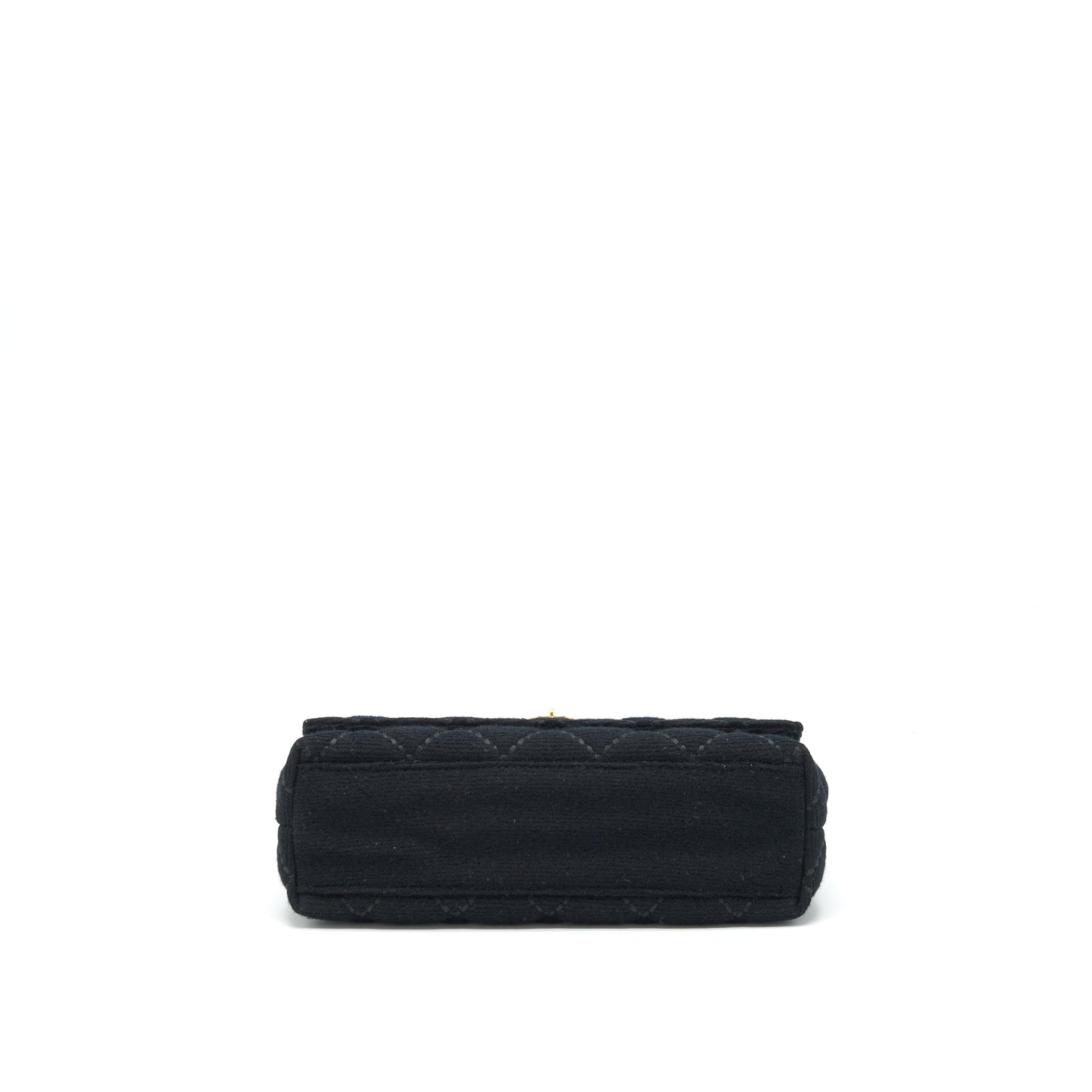 Chanel  Shoulder Bag fabric Black  With An Extra Bag Charm