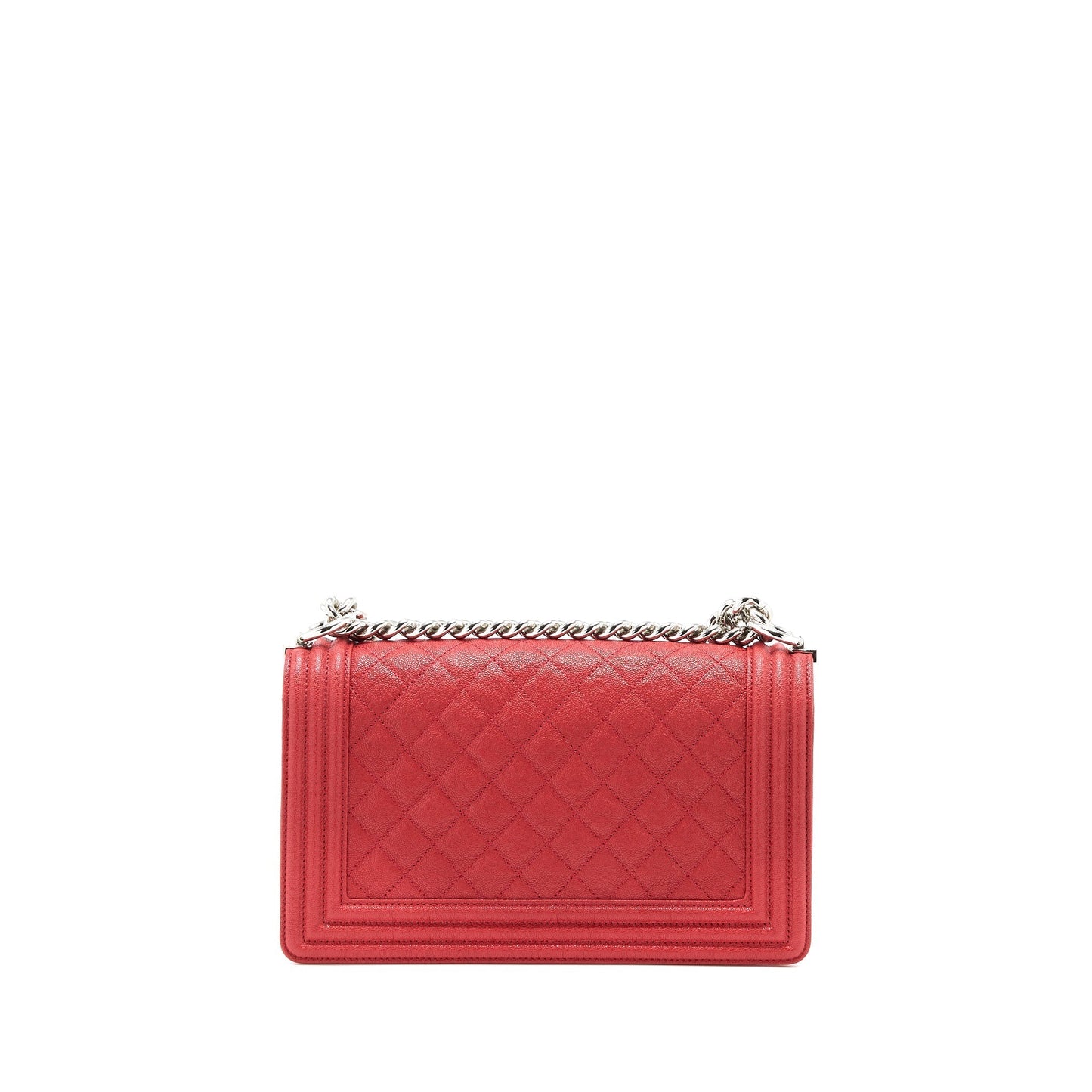 Chanel Medium Boy Bag Caviar Red